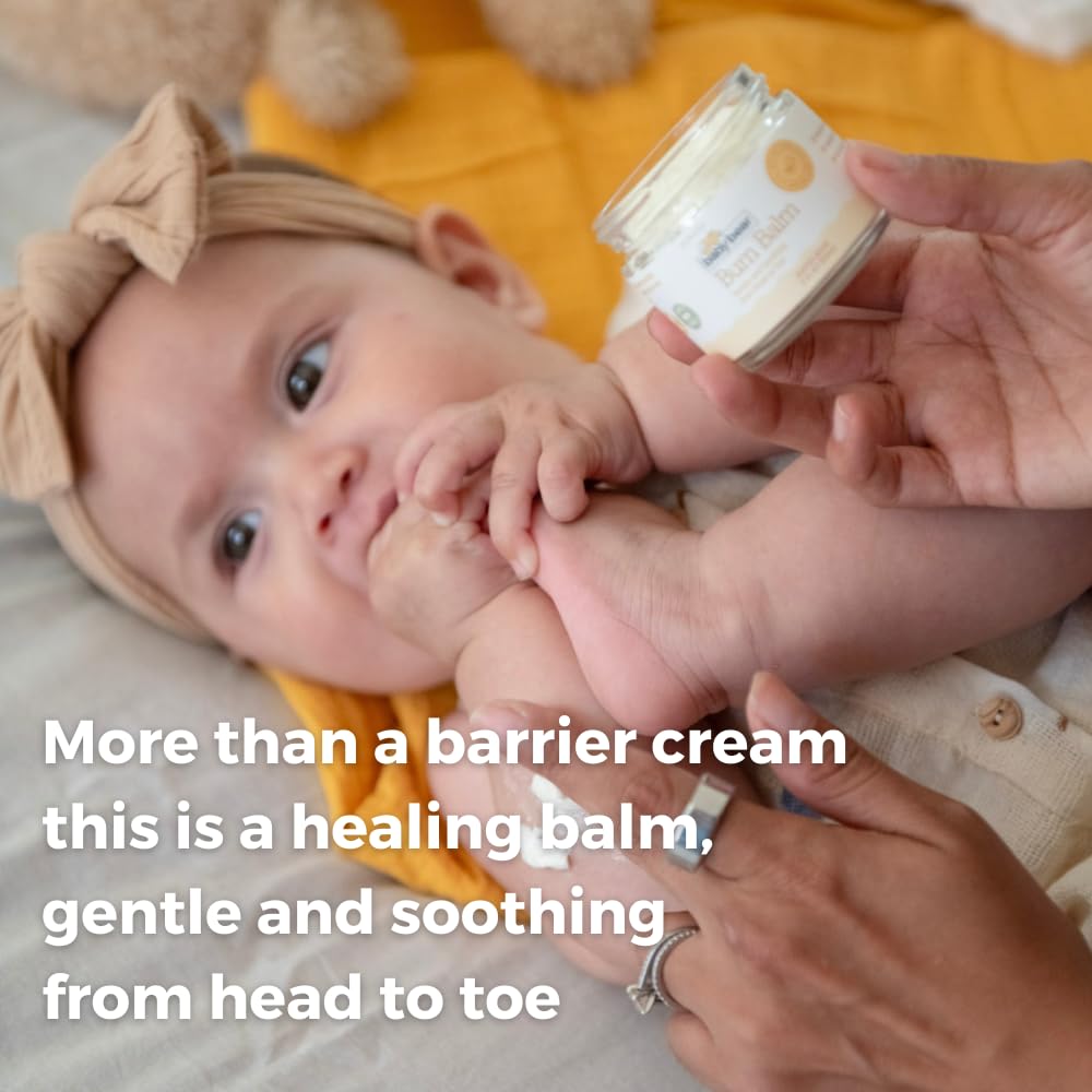 SPRIGS Baby Bear Bum Balm, 2oz | Multipurpose Whipped Diaper Cream for Babies & Sensitive Skin