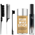 SPRINGSUGAR 5 Pcs Hair Wax Stick Set for Flyaways | Strong Hold, Edge Control & Styling Tools for Women
