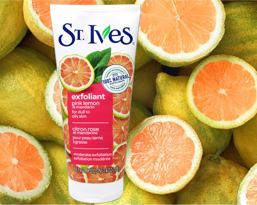 St. Ives Radiant Skin Scrub: Pink Lemon & Mandarin Orange, 6 oz