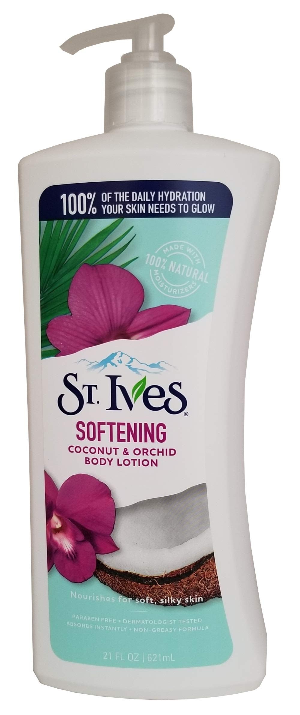 St. Ives Softening Body Lotion Coconut & Orchid Extract – 2 x 21 oz