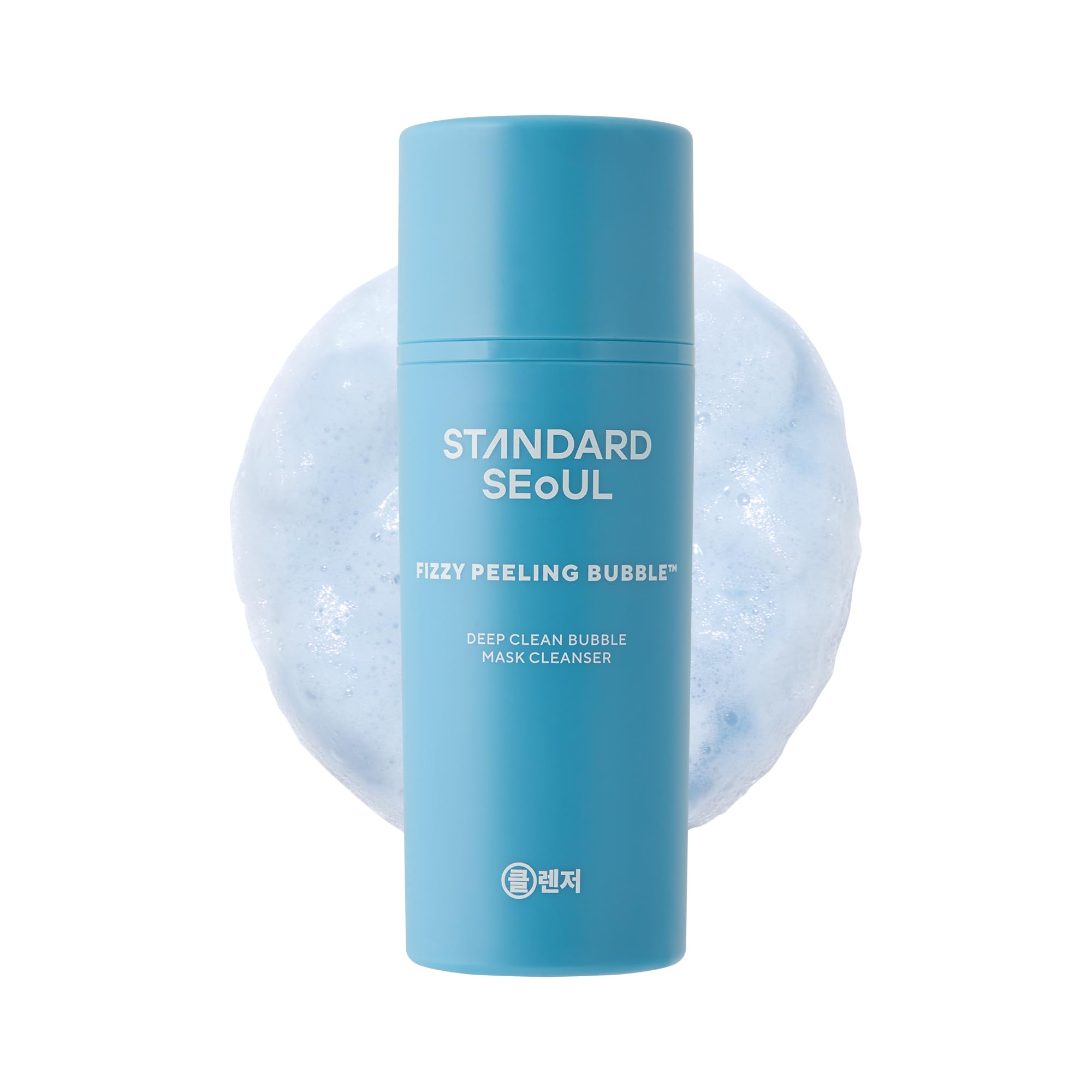 Standard Seoul Deep Clean Bubble Cleanser – Gel-to-Foam Exfoliating Face Wash with AHA PHA LHA & Tea Tree, 50ml