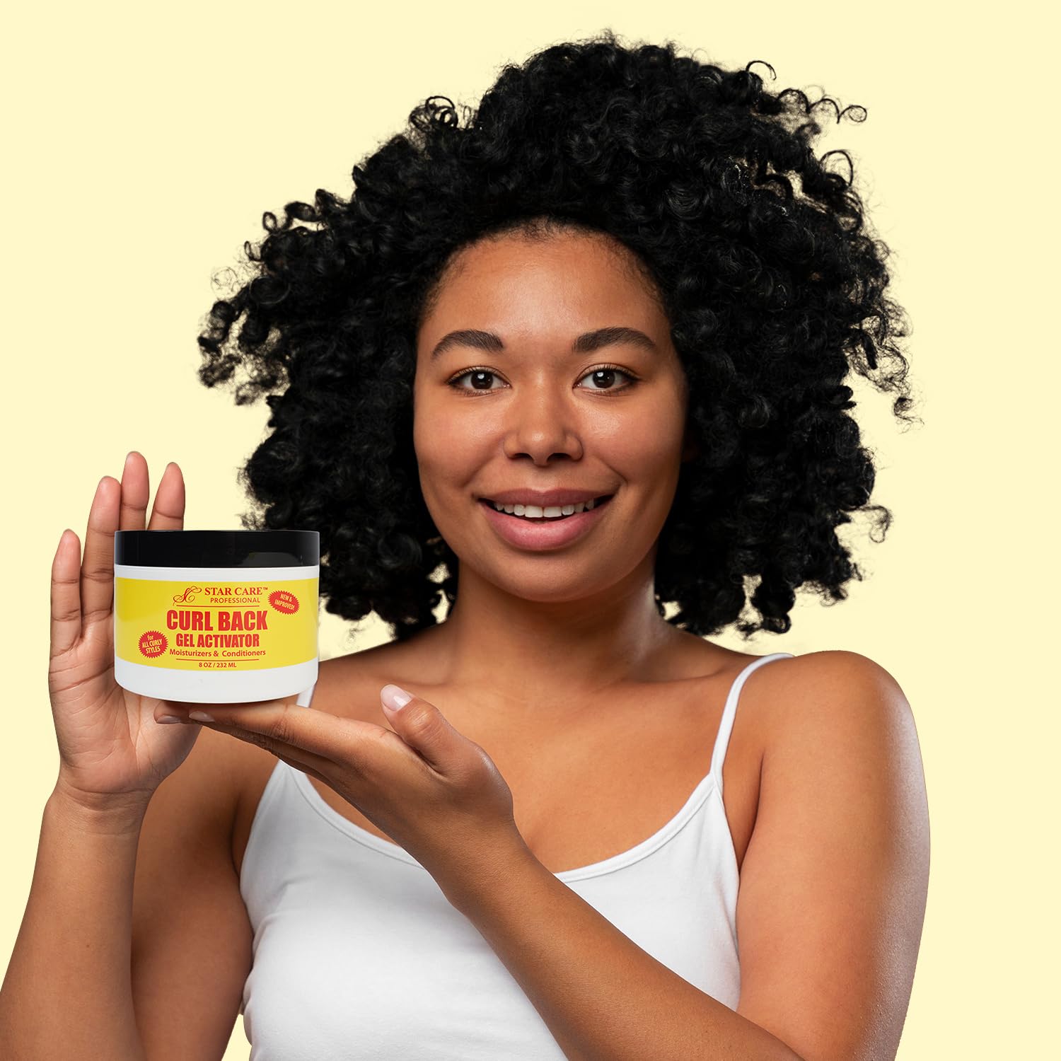 STAR CARE Curl Back Gel Activator 8oz – Hydrating Curl Enhancer with Glycerin