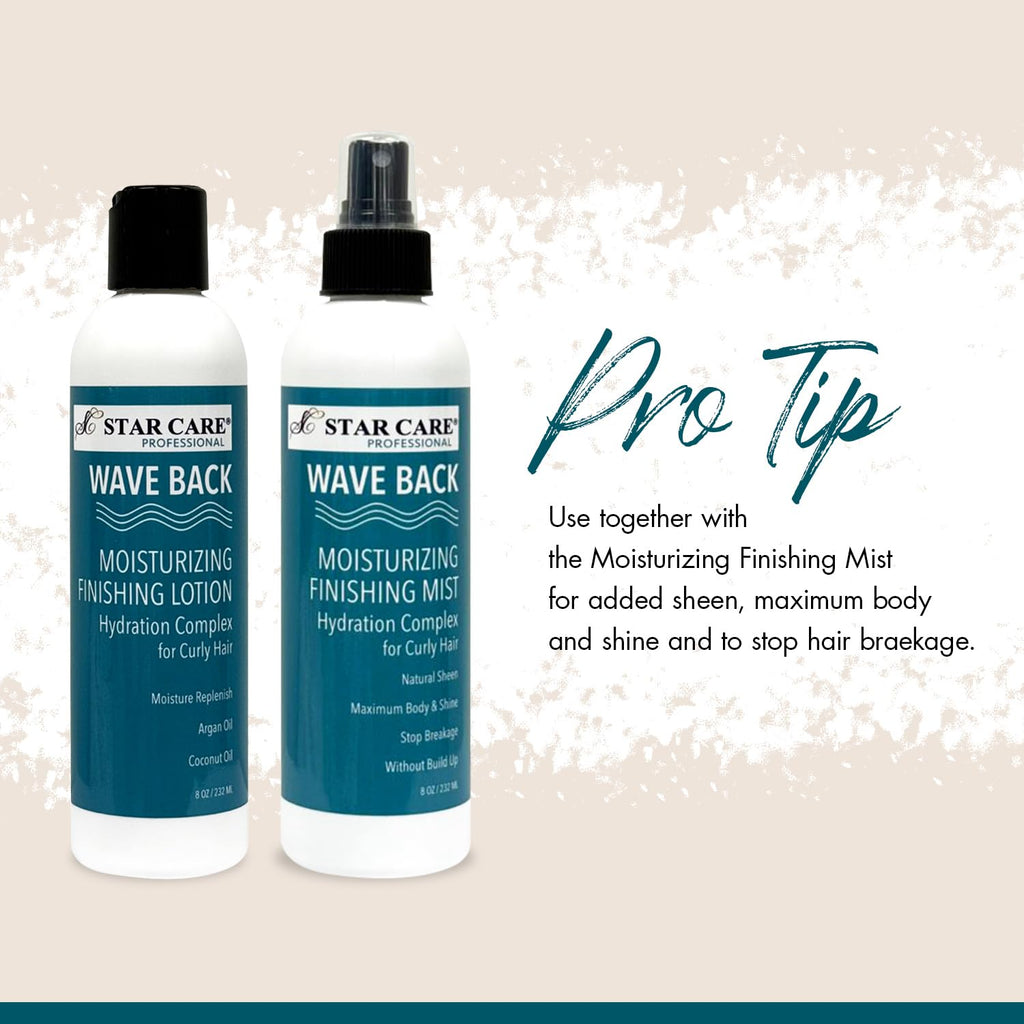 STAR CARE Wave Back Curl Lotion & Mist Set — Curl Definition & Hydration