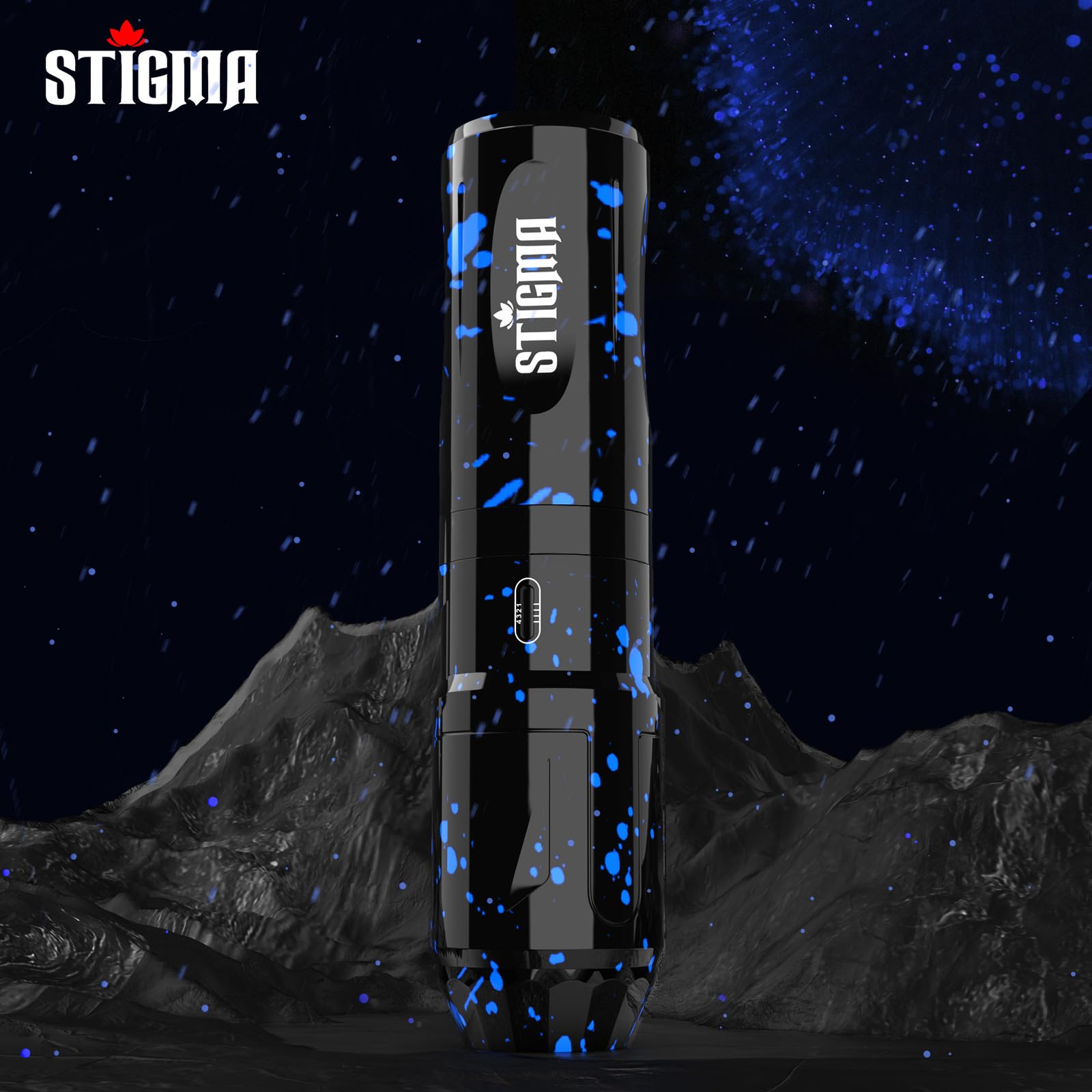 STIGMA Wireless Tattoo Gun Kit ST-TK9003-3 — Beginner Rotary Pen with 2 Batteries & 20 Cartridge Needles