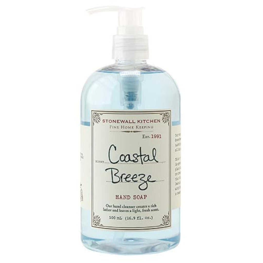 Stonewall Kitchen Coastal Breeze Hand Soap – 16.9 oz, 2-Pack