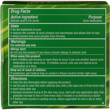 Stridex Daily Care Acne Pads with Aloe for Sensitive Skin – 55 Count
