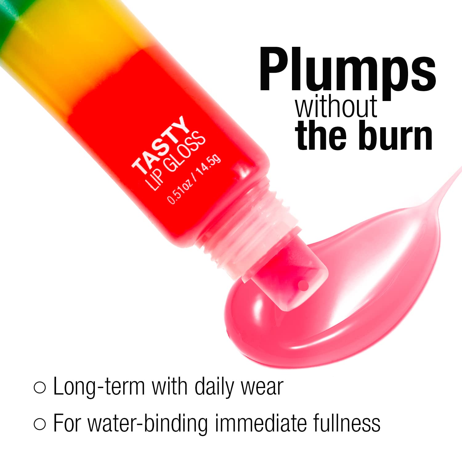 STUDIO LIMITED Rainbow Lip Gloss 12-Piece – Ultra Hydrating, Long-Lasting Shine 14ml