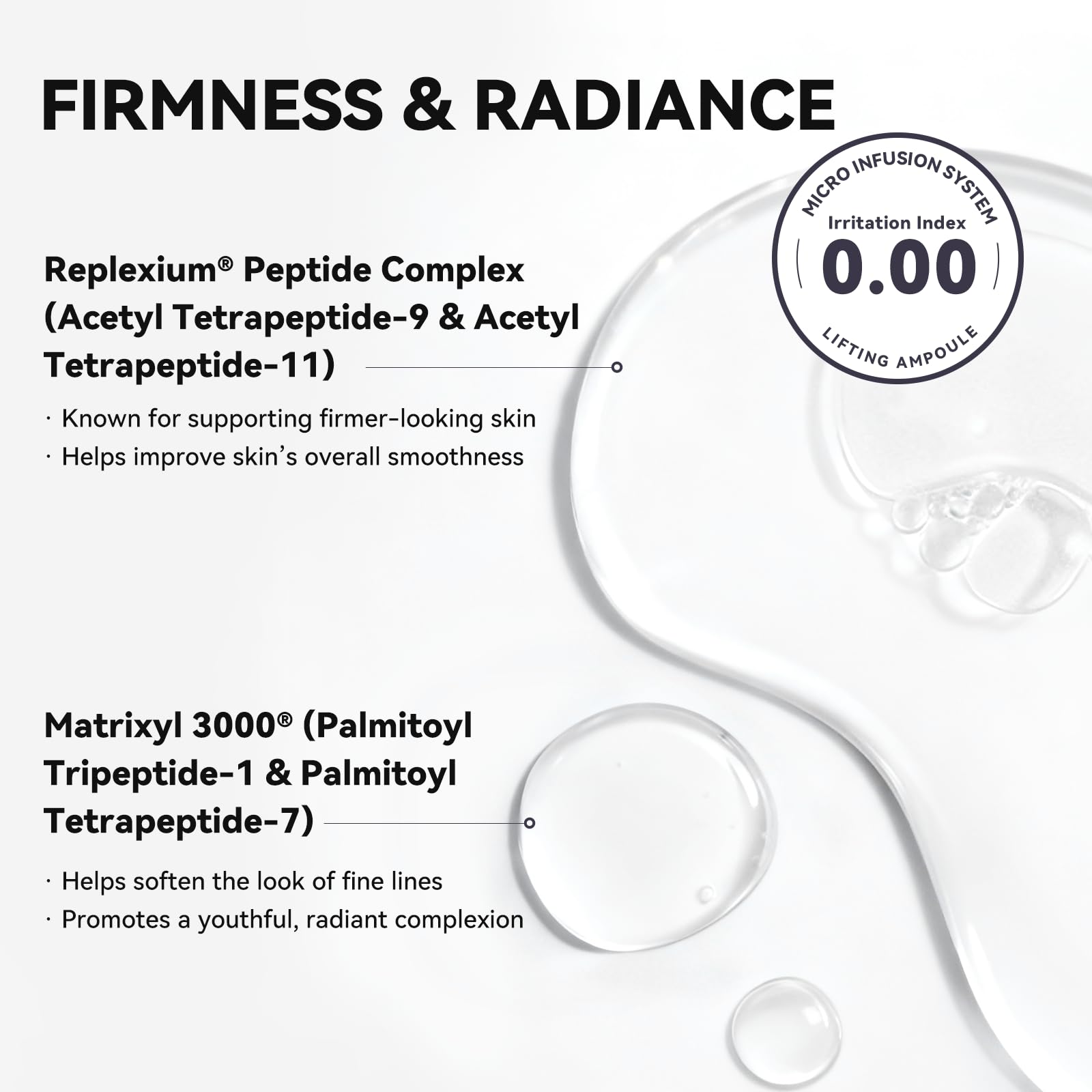 Styirl Micro Infusion System for Face – Hydrating Serum with Hyaluronic Acid & Peptides, 0.25mm Stamp (3-Month Supply)