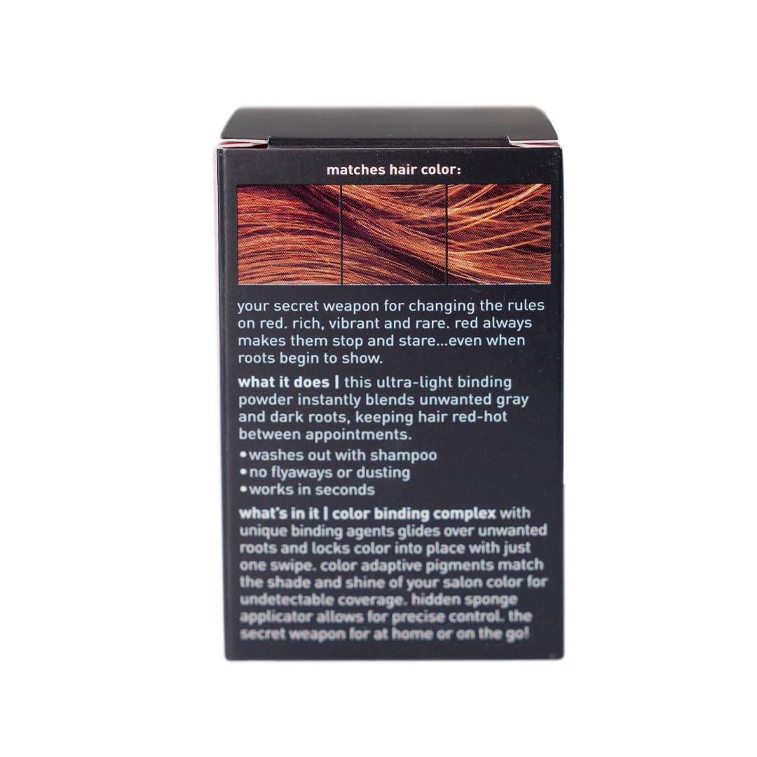 Style Edit Root Touch Up Powder for Dark Red Hair – 2 Pack | Mineral Infused Hairline Coverage