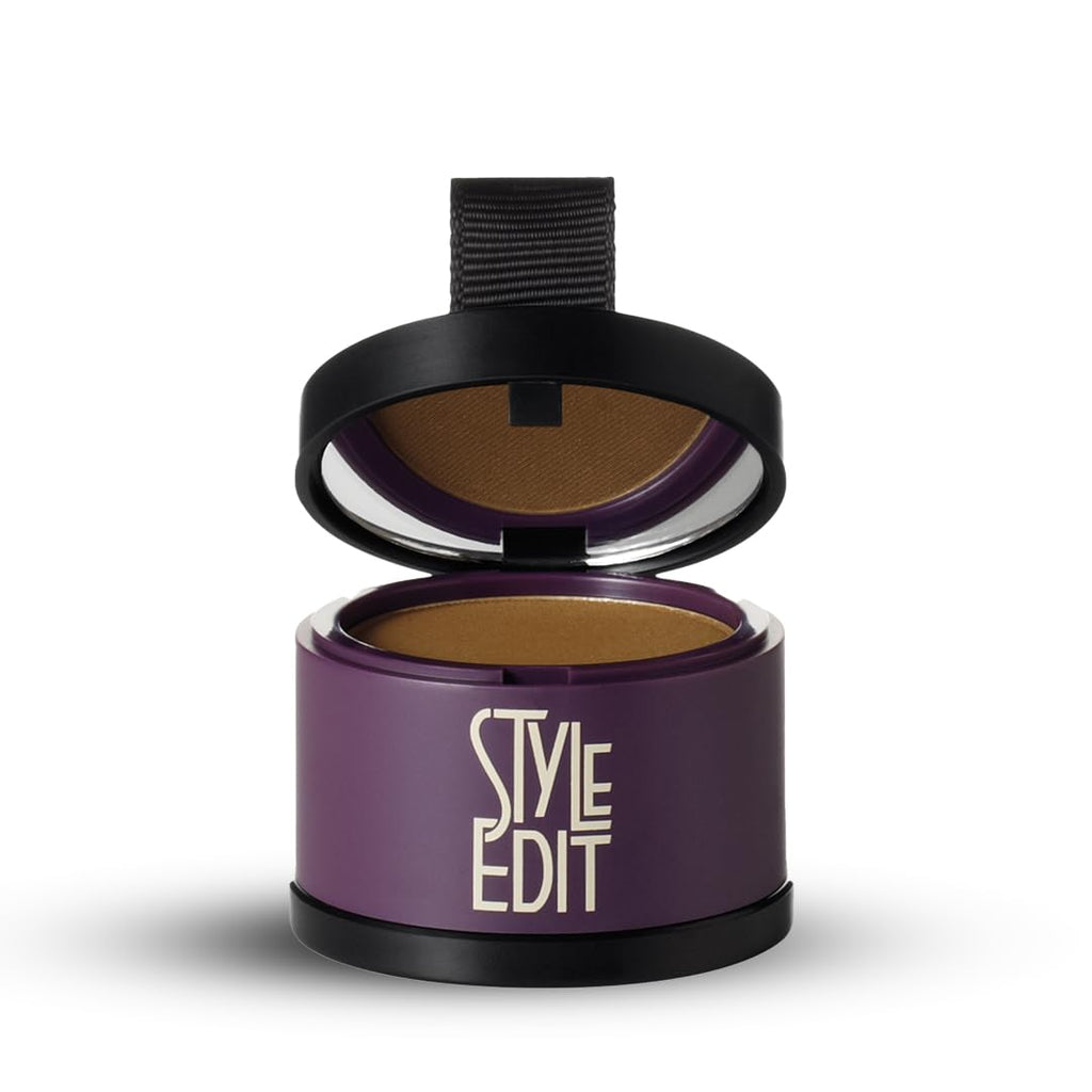 Style Edit Root Touch Up Powder (5-Pack) for Dark Roots & Grays – Water-Resistant, Mess-Free, Compact