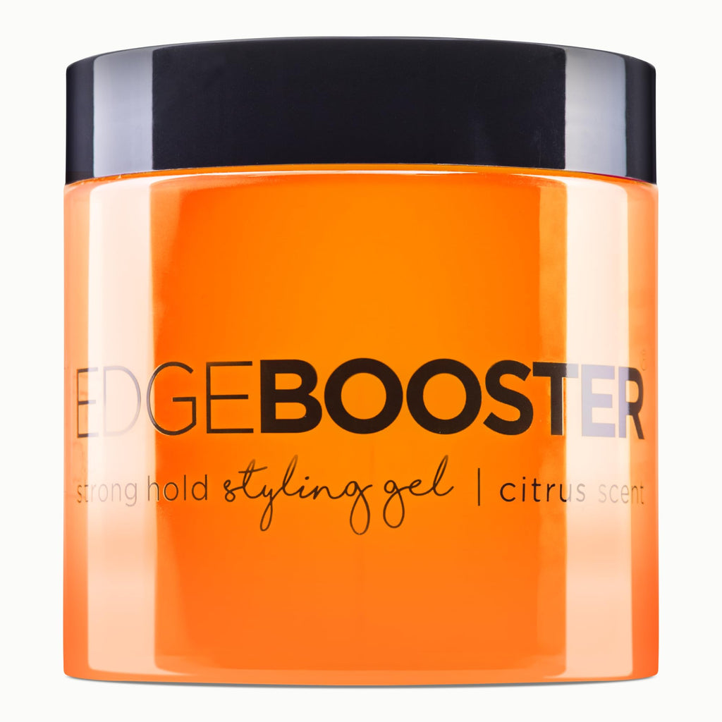 Style Factor EDGE BOOSTER Strong Hold Styling Gel – Alcohol-Free, Camellia Seed Oil, Frizz Control (16.9oz)