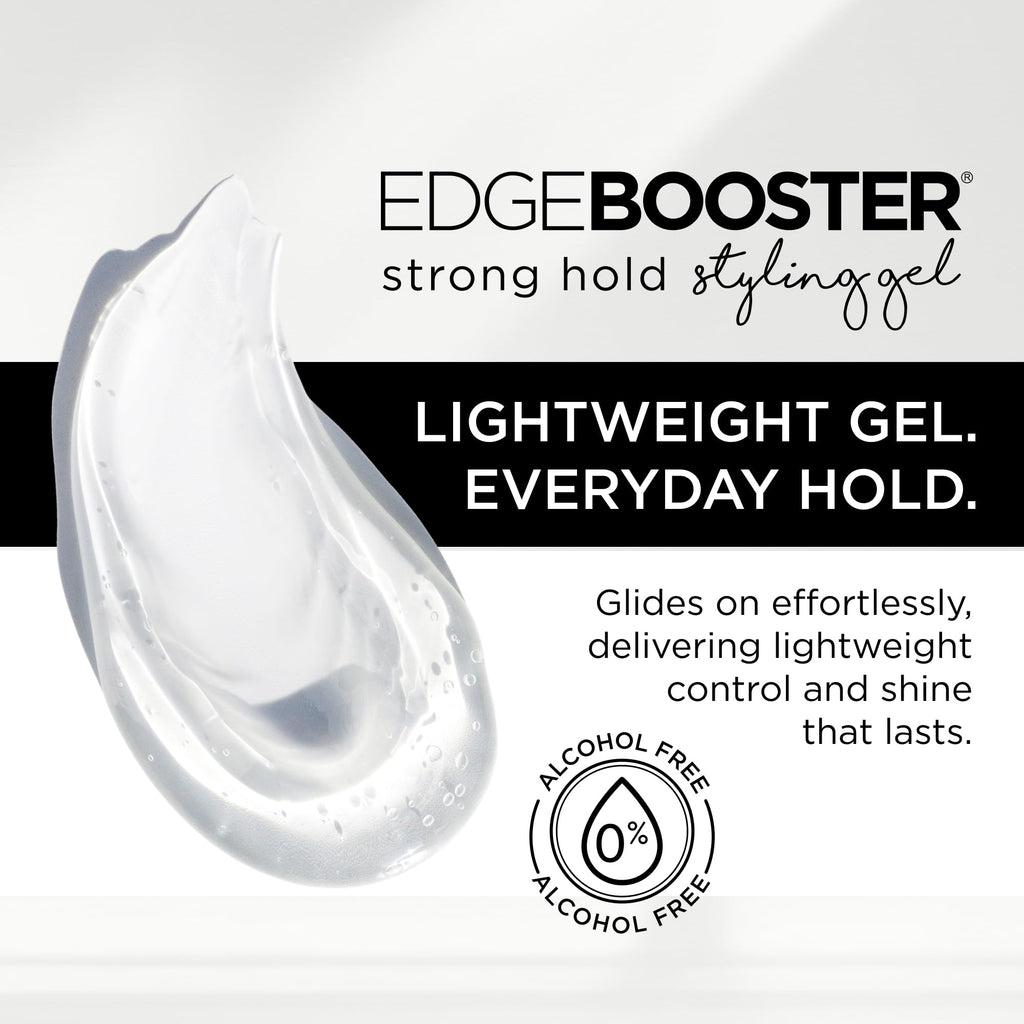 Style Factor EDGE BOOSTER Strong Hold Styling Gel – Alcohol-Free, Camellia Seed Oil (16.9oz)