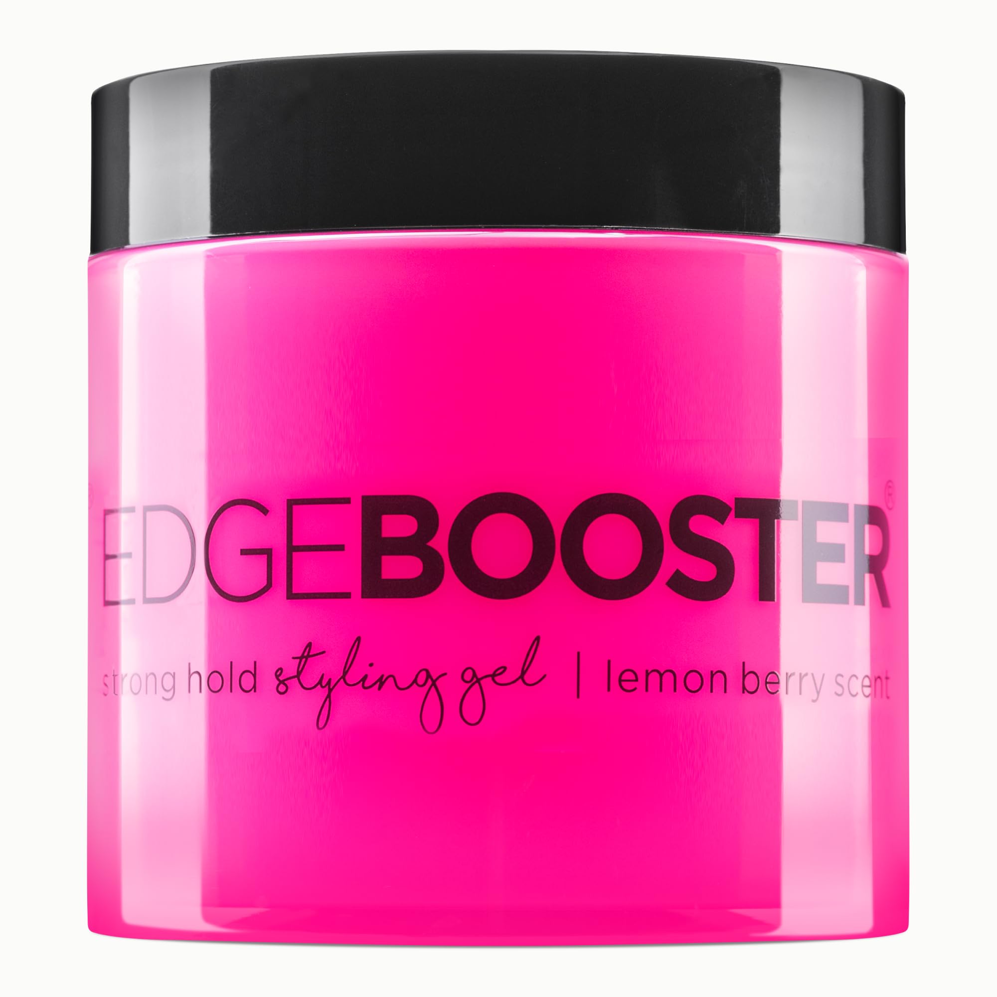 Style Factor EDGE BOOSTER Strong Hold Styling Gel – Alcohol-Free, Camellia Sinensis Seed Oil, Frizz Control, Flexible Hold (16.9oz)