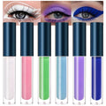SUAKE 6Pcs Matte Colorful Liquid Eyeshadow Set – White, Pink, Green, Blue, Purple, Dark Blue | Waterproof & Long-Lasting
