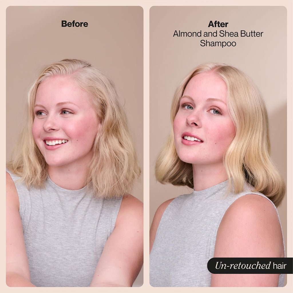 Suave Almond Shea Butter Moisturizing Shampoo – 2-Size Bundle, Clarifies & Replenishes Dry Hair