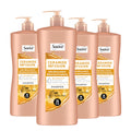 Suave Ceramide Age Brilliance Shampoo – Moisturizing & Strengthening pH-Balanced Anti-Frizz for Women, 28 Oz (Pack of 4)
