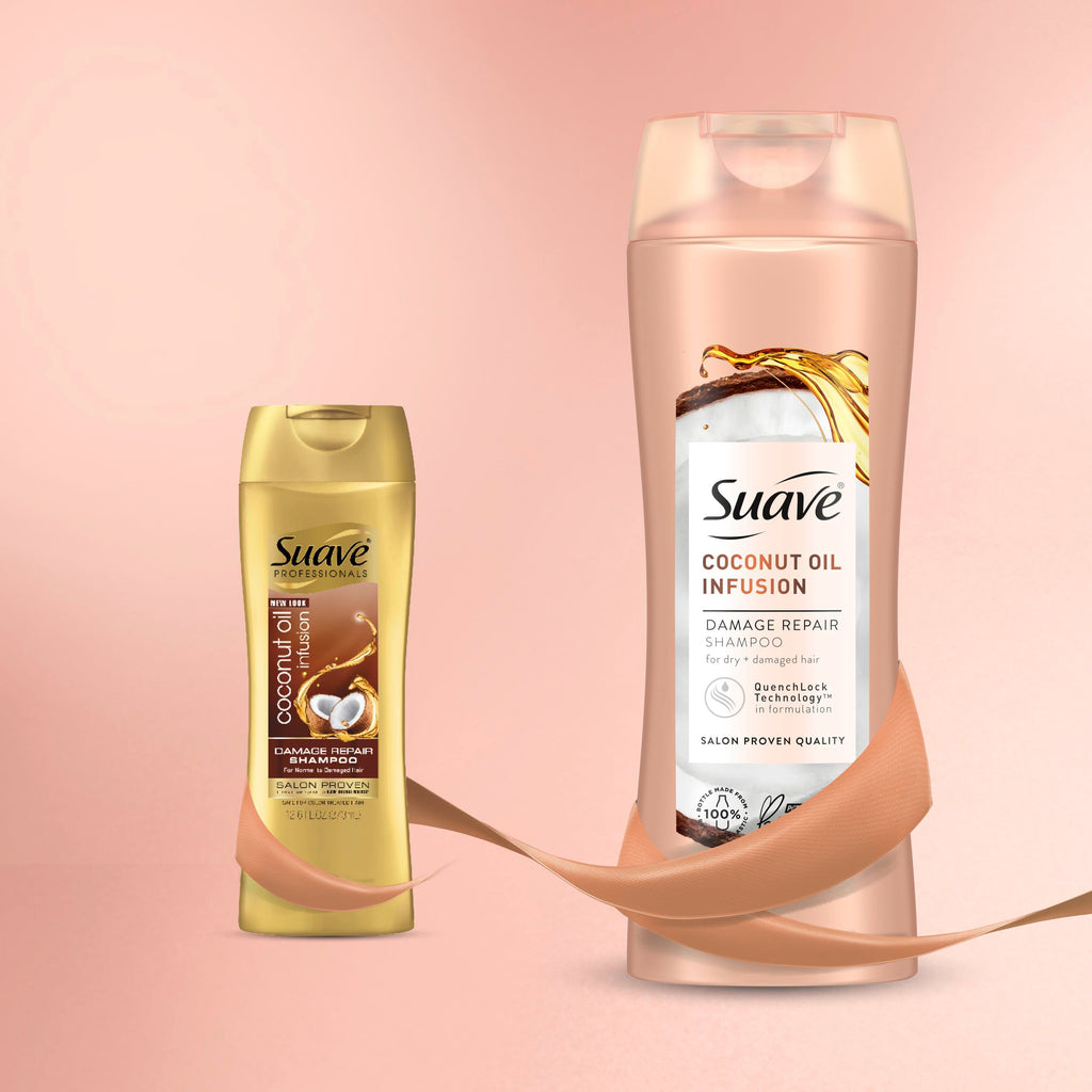 Suave Coconut Oil Infusion Shampoo & Conditioner Set — Hydrating Damage Care, 12.6 oz Each