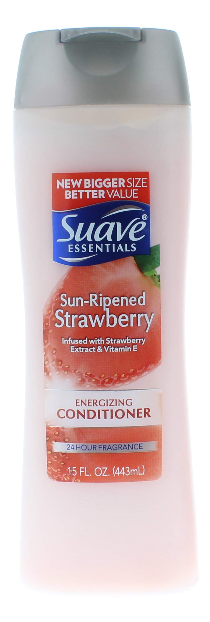 Suave Essentials Sun-Ripened Strawberry Conditioner - 2 Pack (15 Fl Oz Each)
