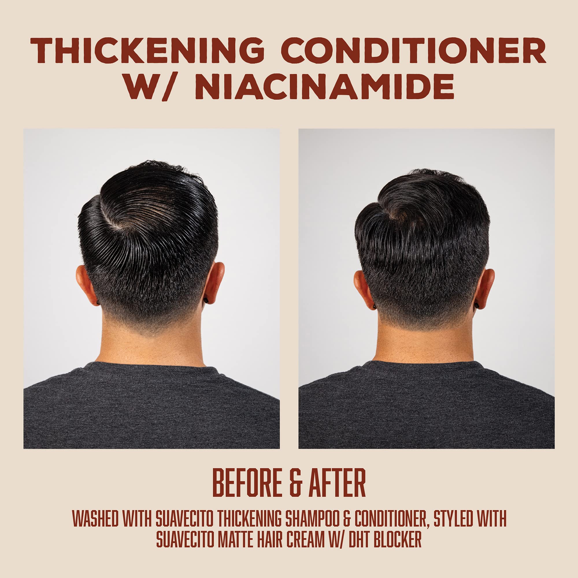 Suavecito Hair Thickening Conditioner with Niacinamide & Caffeine