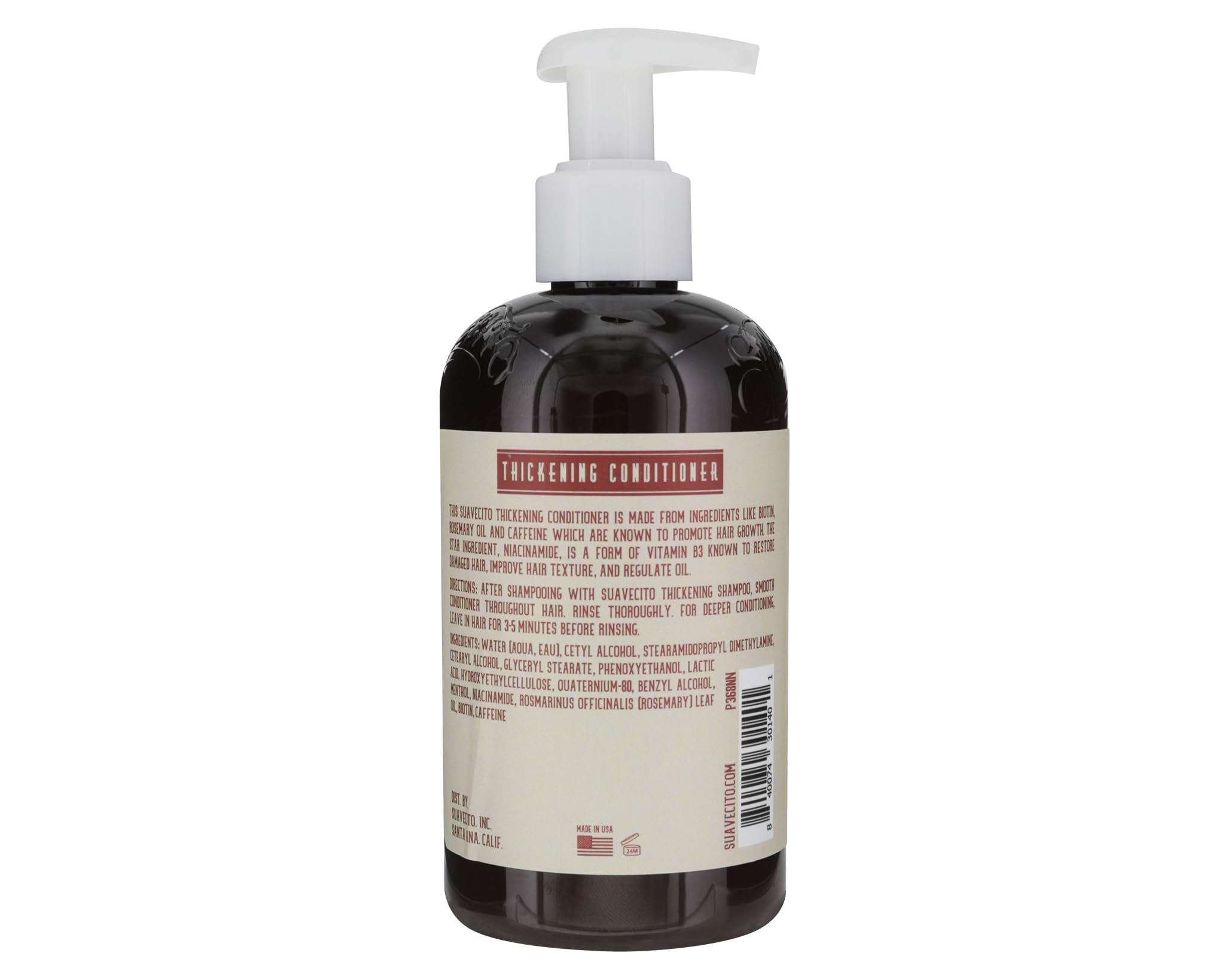 Suavecito Hair Thickening Conditioner with Niacinamide & Caffeine