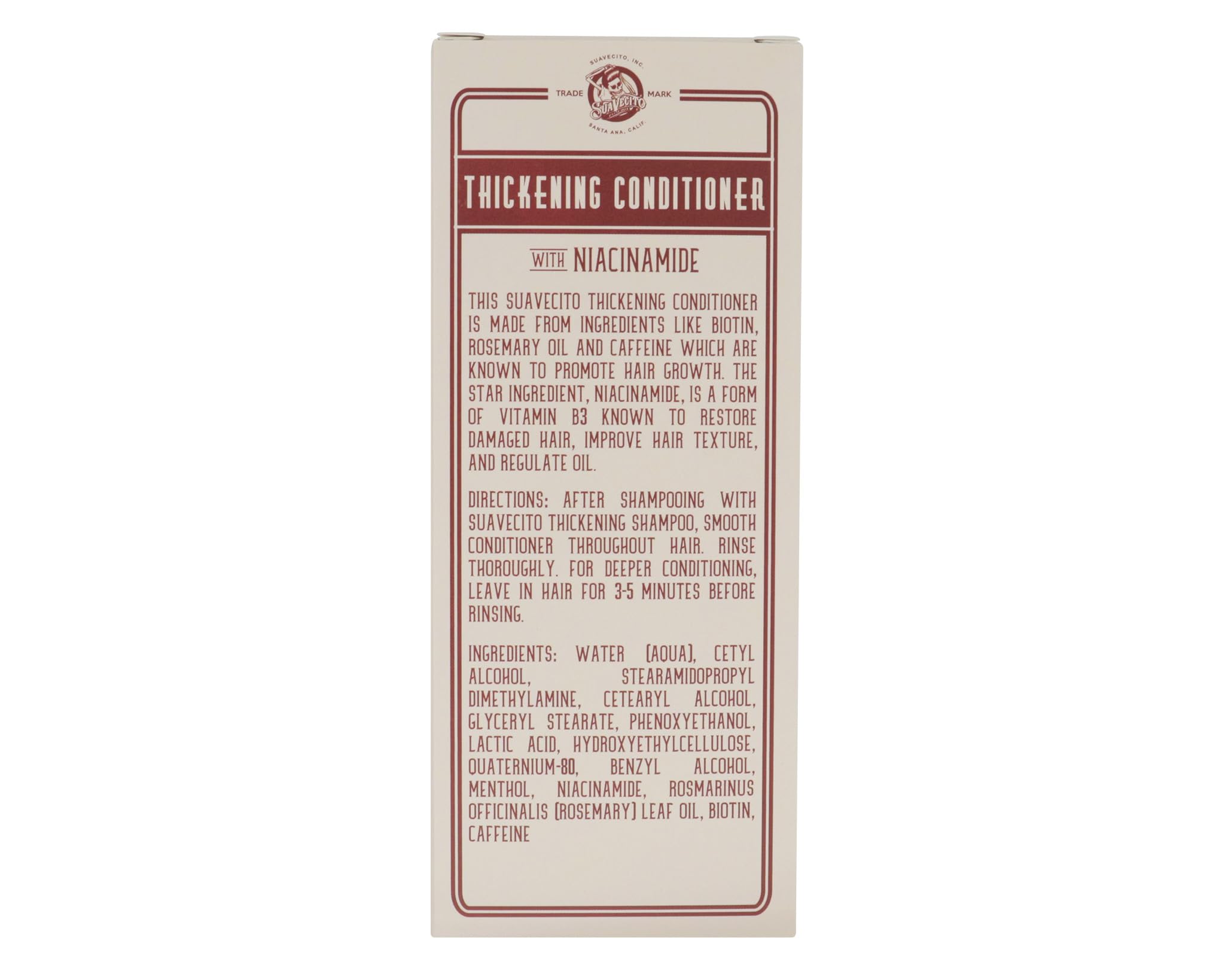 Suavecito Hair Thickening Conditioner with Niacinamide & Caffeine