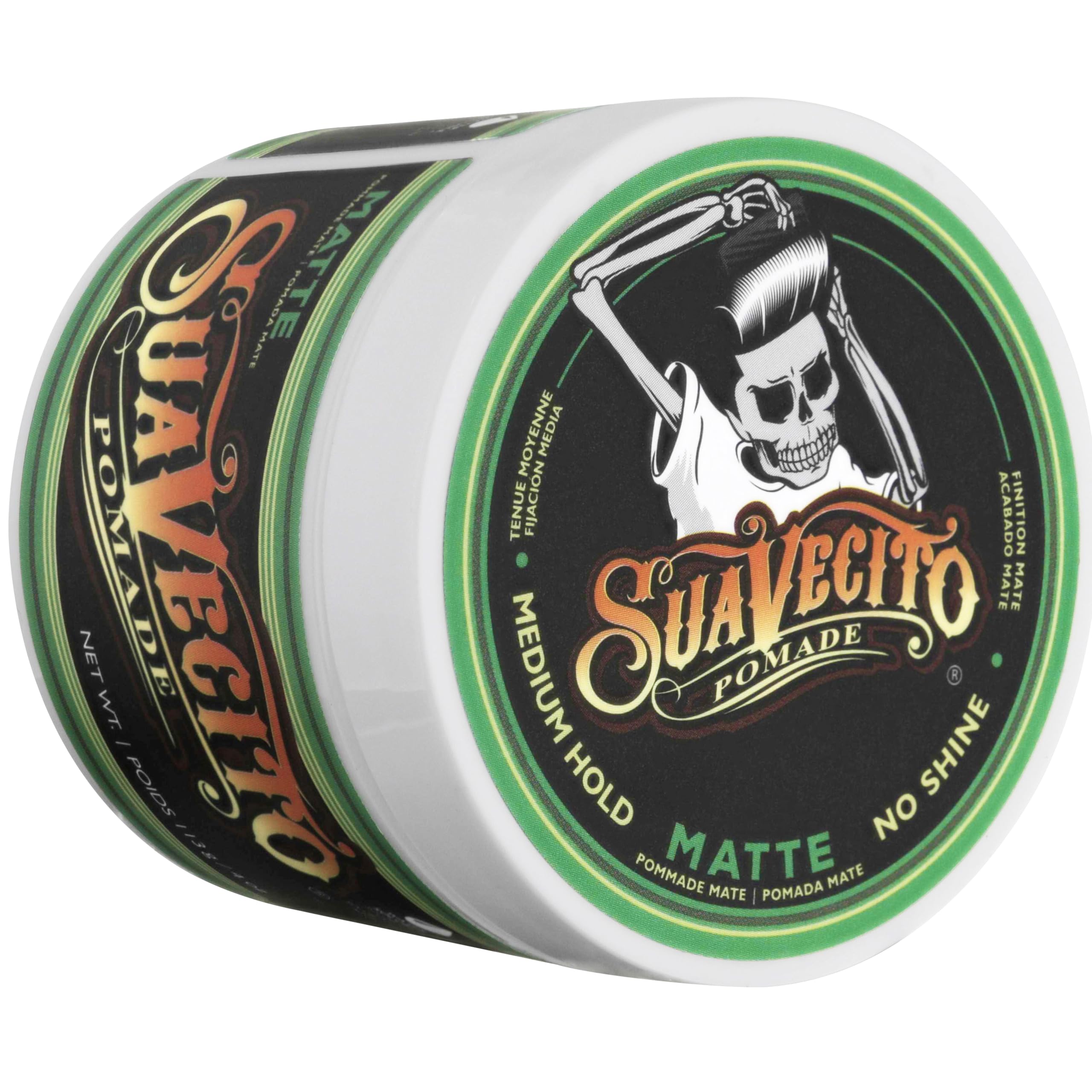 Suavecito Matte Pomade 3 Pack – No Shine, Medium Hold, Matte Hair Paste