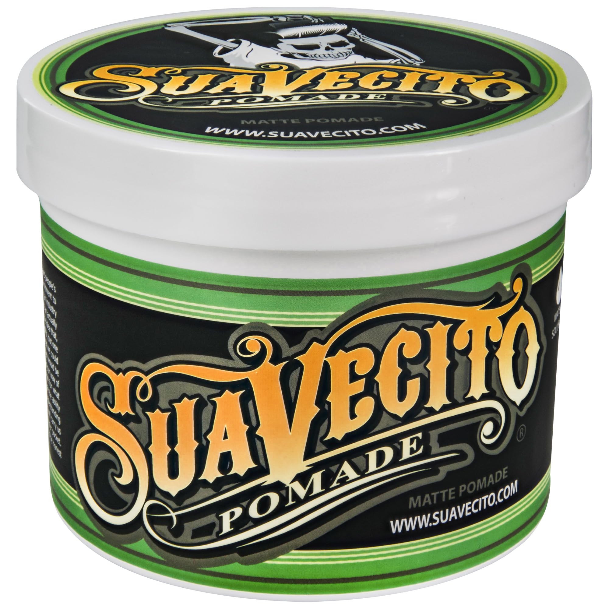 Suavecito Pomade Matte – Shine-Free, Medium Hold, 32 oz Tub