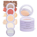 Subtl Staks 4-in-1 Travel Makeup Kit by Subtl Beauty – Eyeshadow Duo, Shine Control Powder, Cream Highlighter, Lip & Cheek