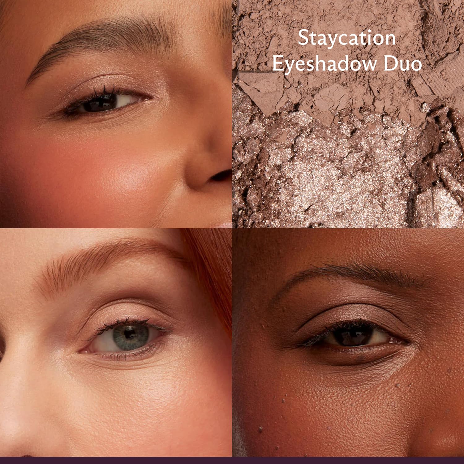 Subtl Staks 4-in-1 Travel Makeup Kit by Subtl Beauty – Eyeshadow Duo, Shine Control Powder, Cream Highlighter, Lip & Cheek