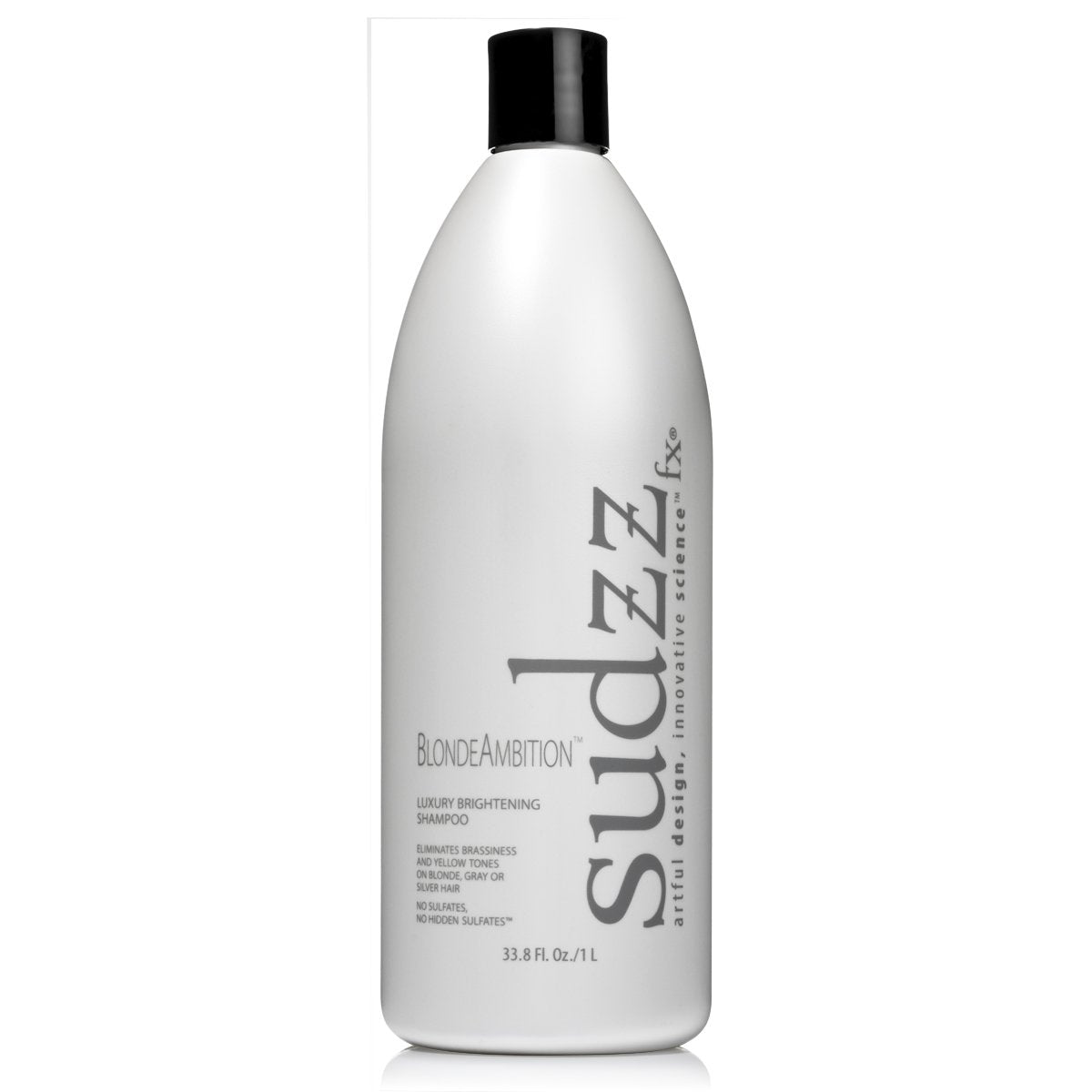 SUDZZFX Blonde Ambition Luxury Brightening Shampoo – Sulfate Free for Color-Treated, Gray & Blonde Hair