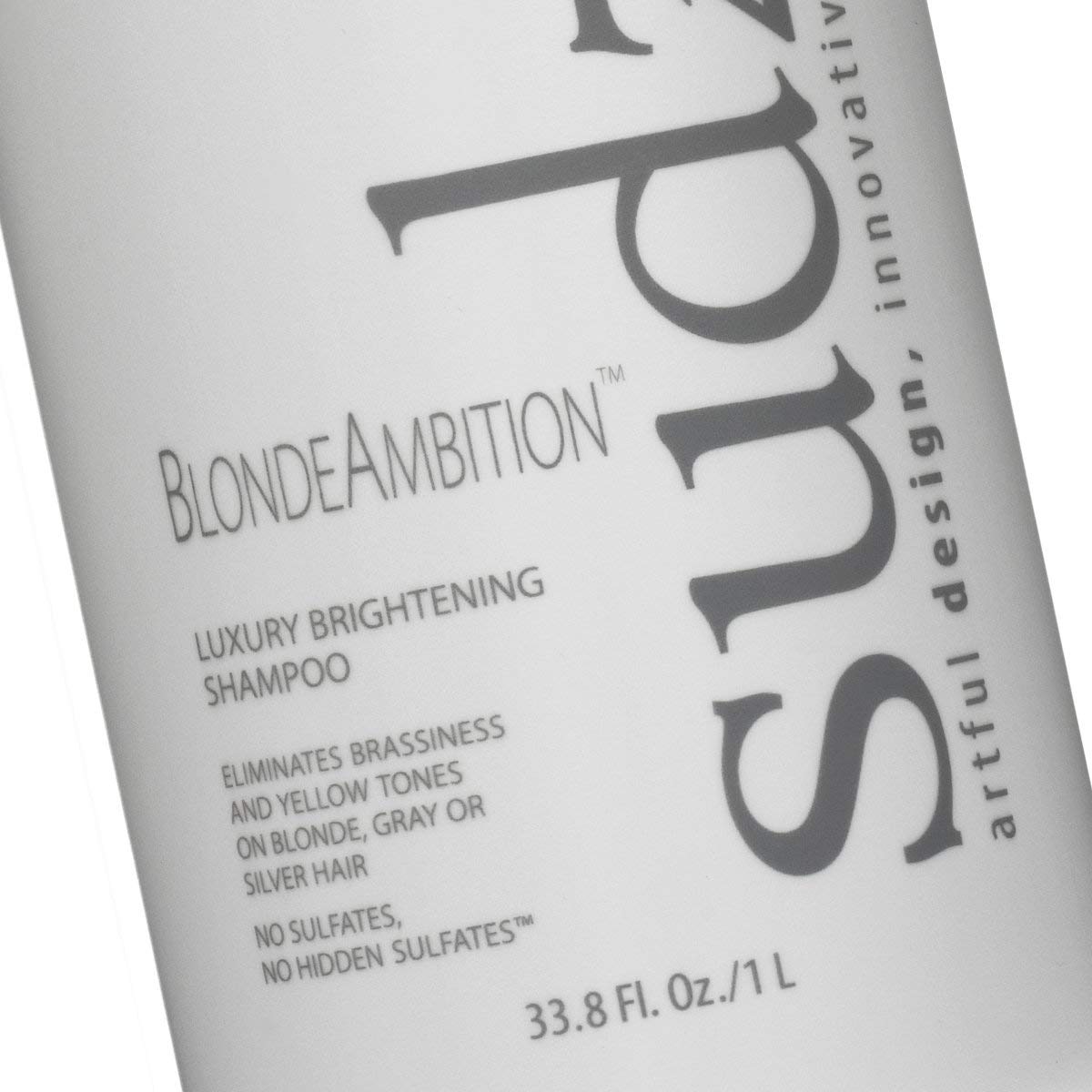 SUDZZFX Blonde Ambition Luxury Brightening Shampoo – Sulfate Free for Color-Treated, Gray & Blonde Hair