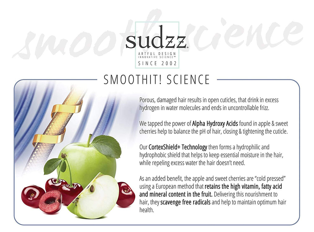 SUDZZFX Smooth Taming Shampoo – Frizz Control & Moisture for All Hair Types