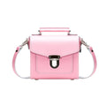 Handmade Leather Sugarcube Handbag - Pastel Pink