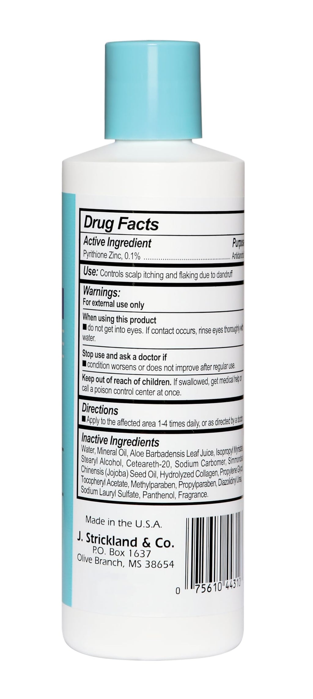 Sulfur 8 Medicated Oil Moisturizing Lotion – Dry Scalp Relief, Lightweight Daily Care (8 oz)