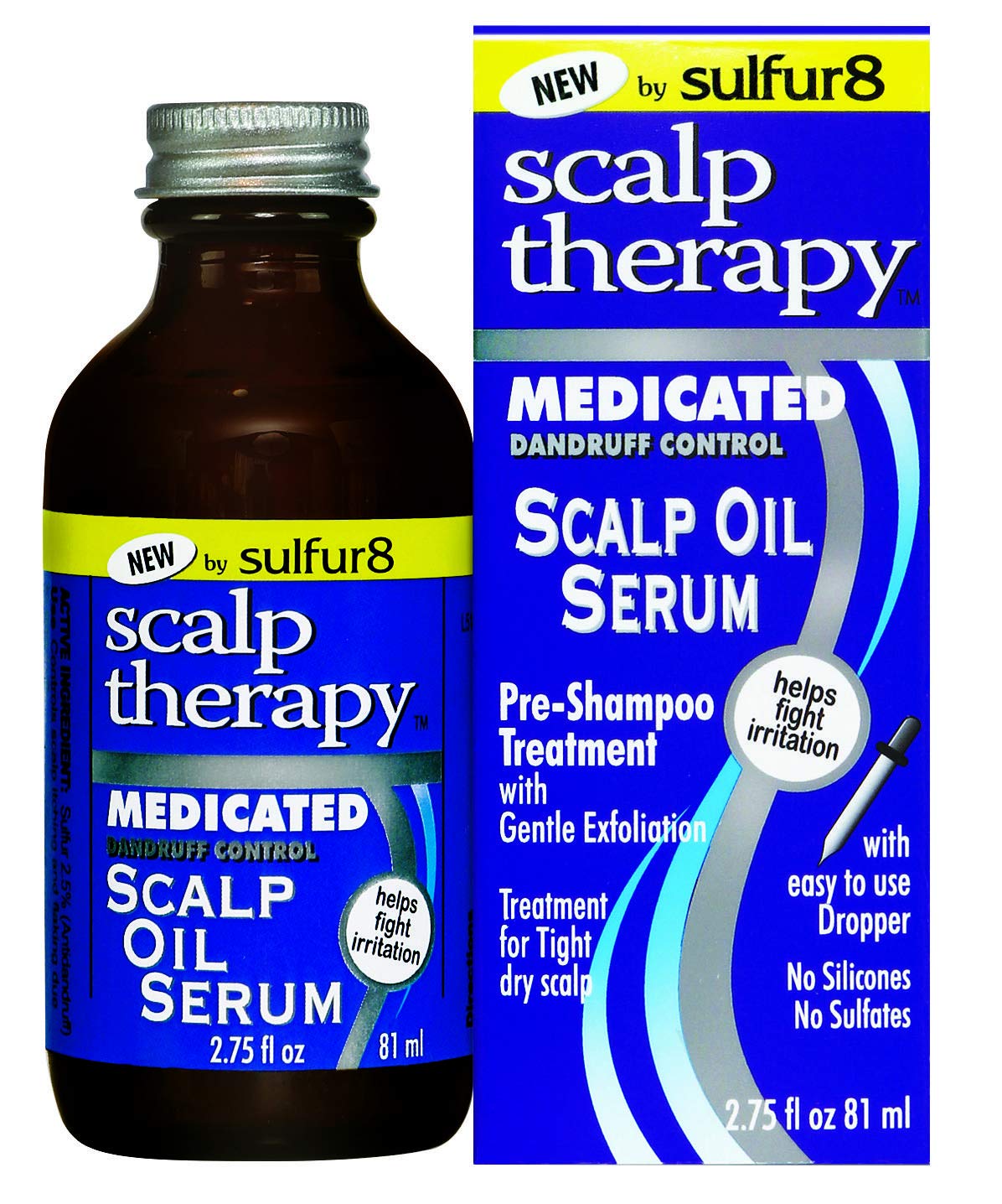 Sulfur-8 Scalp Therapy Oil Serum – 1 Pack | Scalp Care