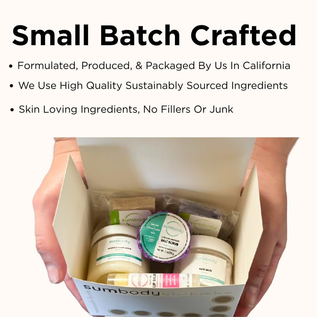Sumbody USA Made Mini Self Care Gift Set – 6pc Aromatherapy Spa Box