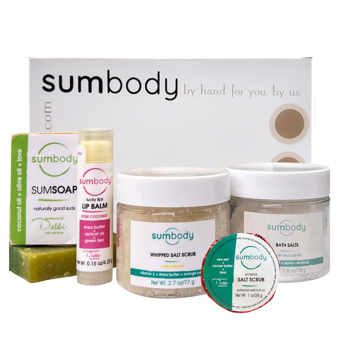 Sumbody USA Made Mini Self Care Gift Set – 6pc Aromatherapy Spa Box