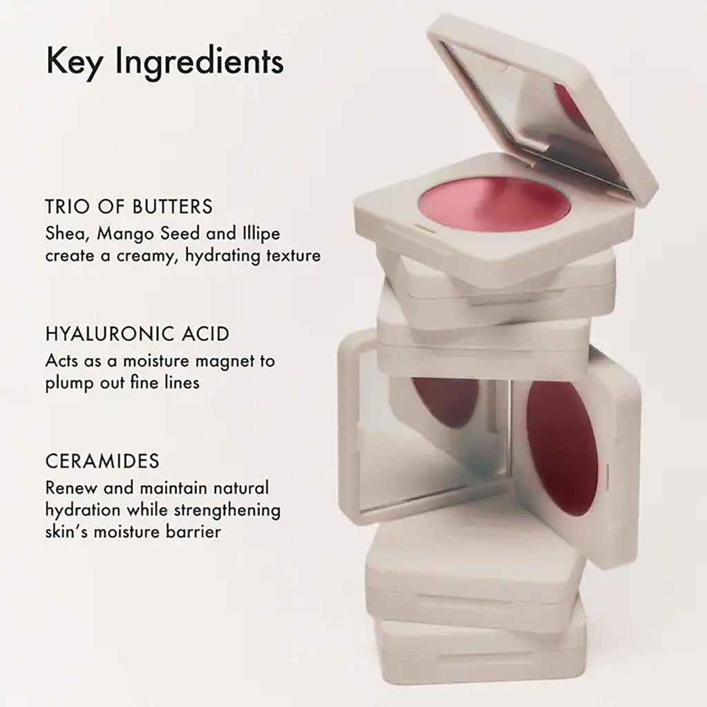 Summer Fridays Blush Butter Balm — Hydrating Cream Blush with HA & Ceramides (Pink Sunset)