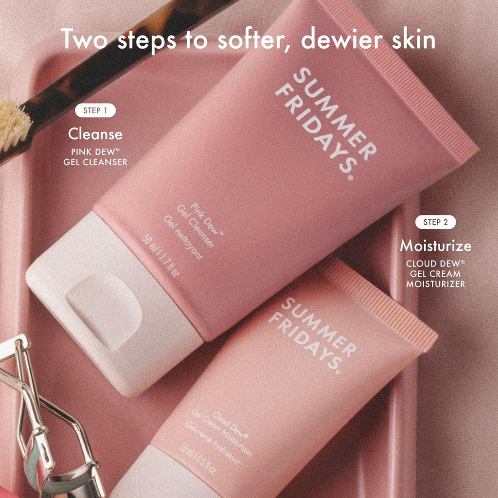 Summer Fridays Cloud Dew Gel Cream Moisturizer — Lightweight Hydration with Hyaluronic Acid, Coconut Water & Ceramides
