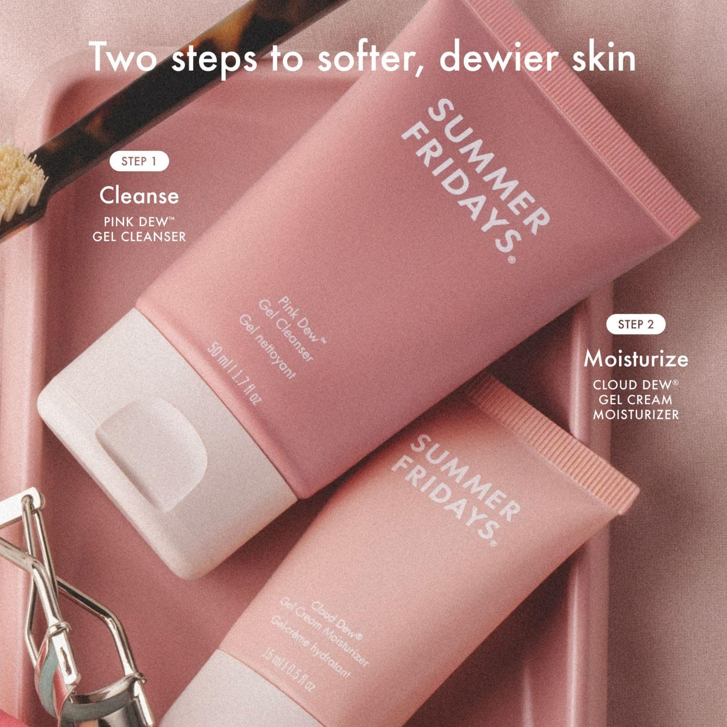 Summer Fridays Cloud Dew Gel Cream Moisturizer — Lightweight Hydration with Hyaluronic Acid, Coconut Water & Ceramides