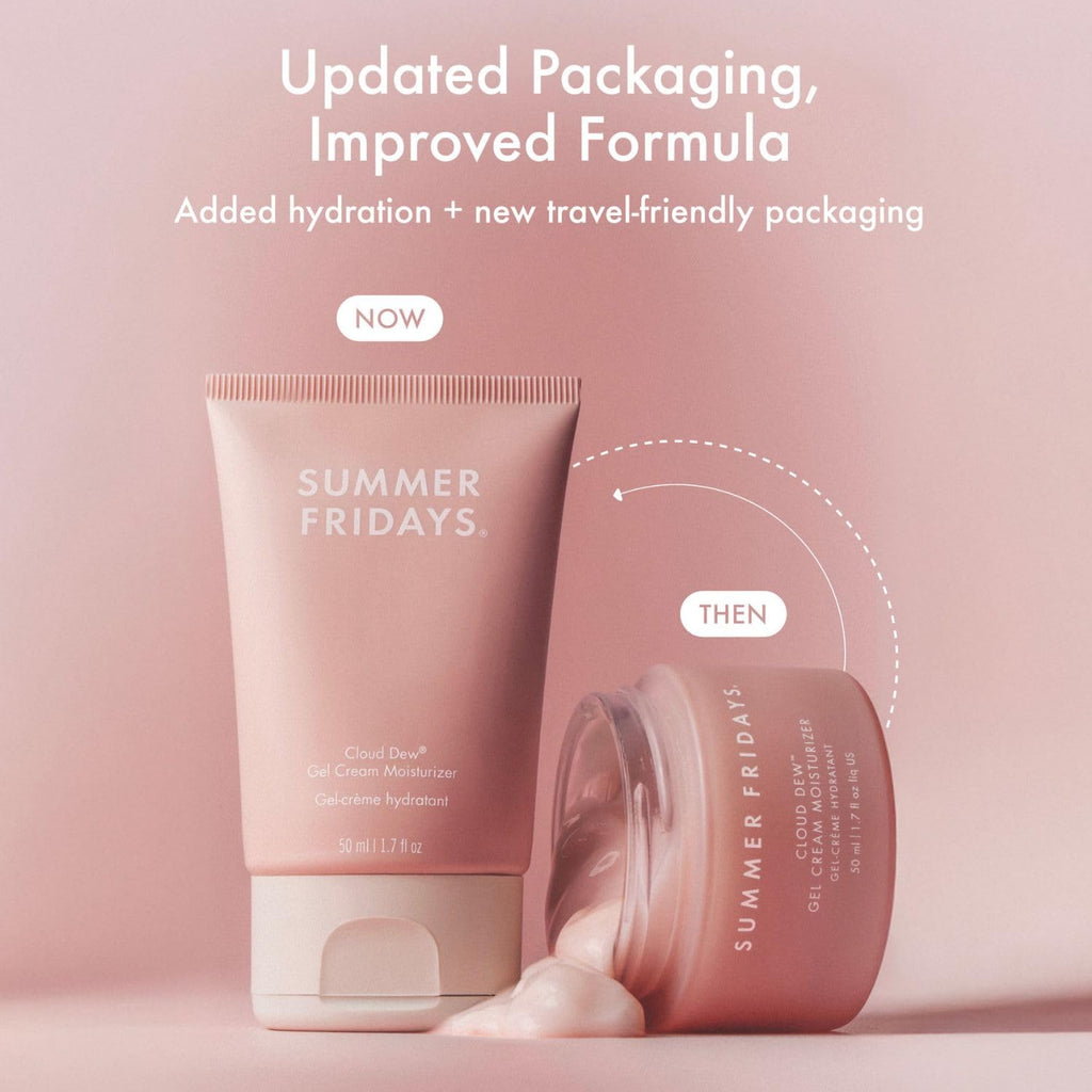 Summer Fridays Cloud Dew Gel Cream Moisturizer — Lightweight Hydration with Hyaluronic Acid, Coconut Water & Ceramides