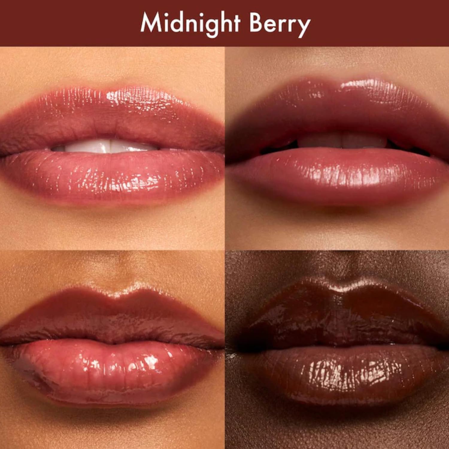 Summer Fridays Dream Lip Oil Midnight Berry – Tinted Lip Oil, High Shine & Deep Hydration (0.15 oz)