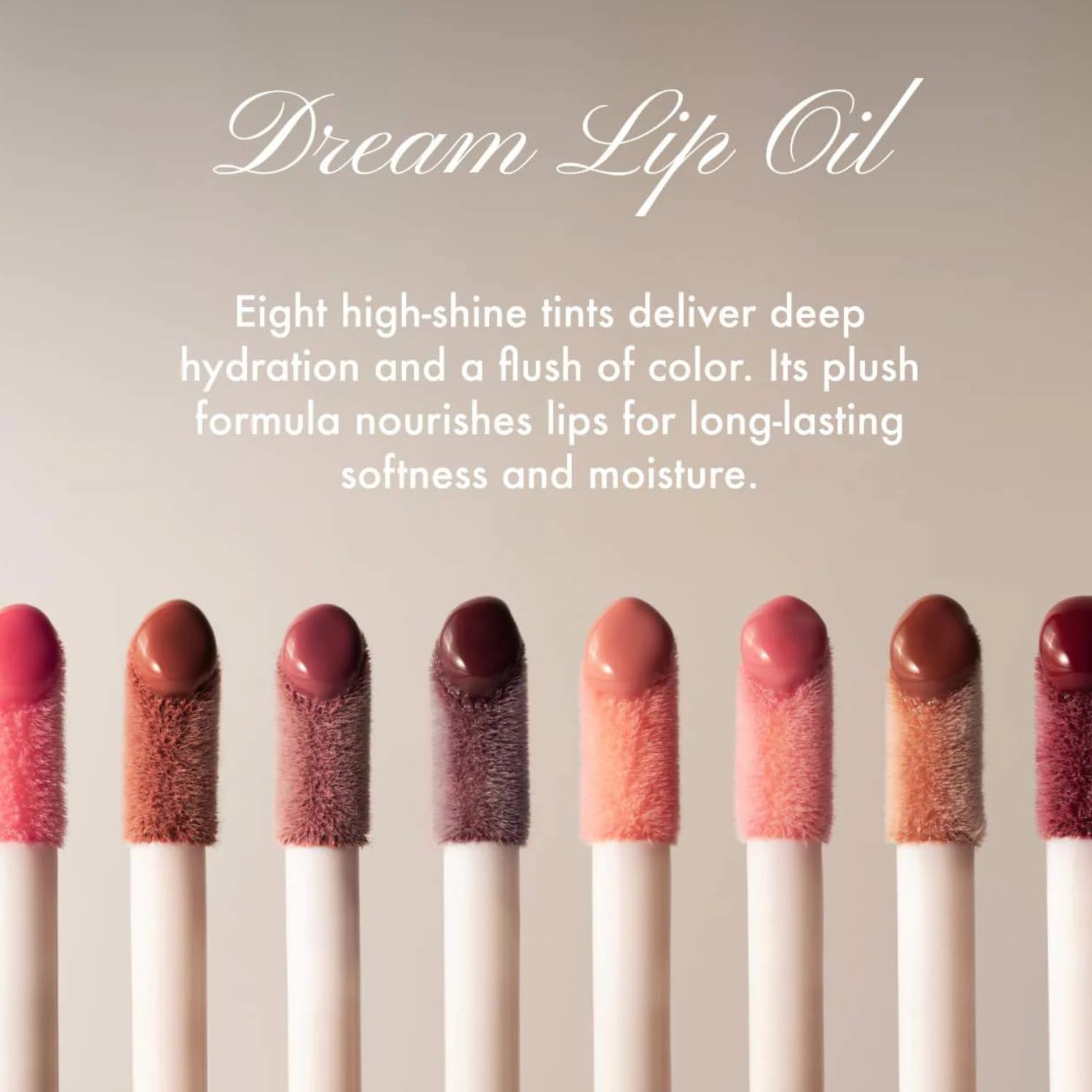 Summer Fridays Dream Lip Oil – Tinted Lip Oil with High Shine, Deep Hydration & Non-Sticky Formula (Warm Beige, 0.15 oz)