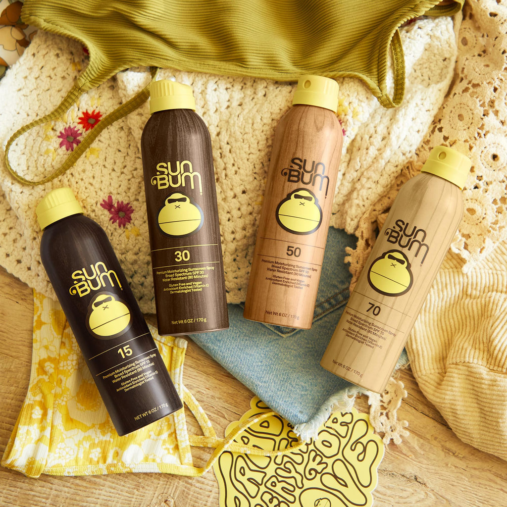 Sun Bum Original SPF 50 Sunscreen Spray | 3-Pack, Vegan & Reef Friendly