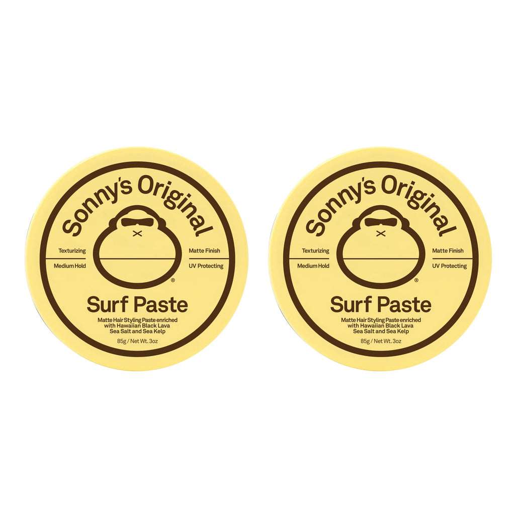Sun Bum Texturizing Surf Paste 2-Pack | Vegan, Cruelty-Free Matte Sea Salt Styling