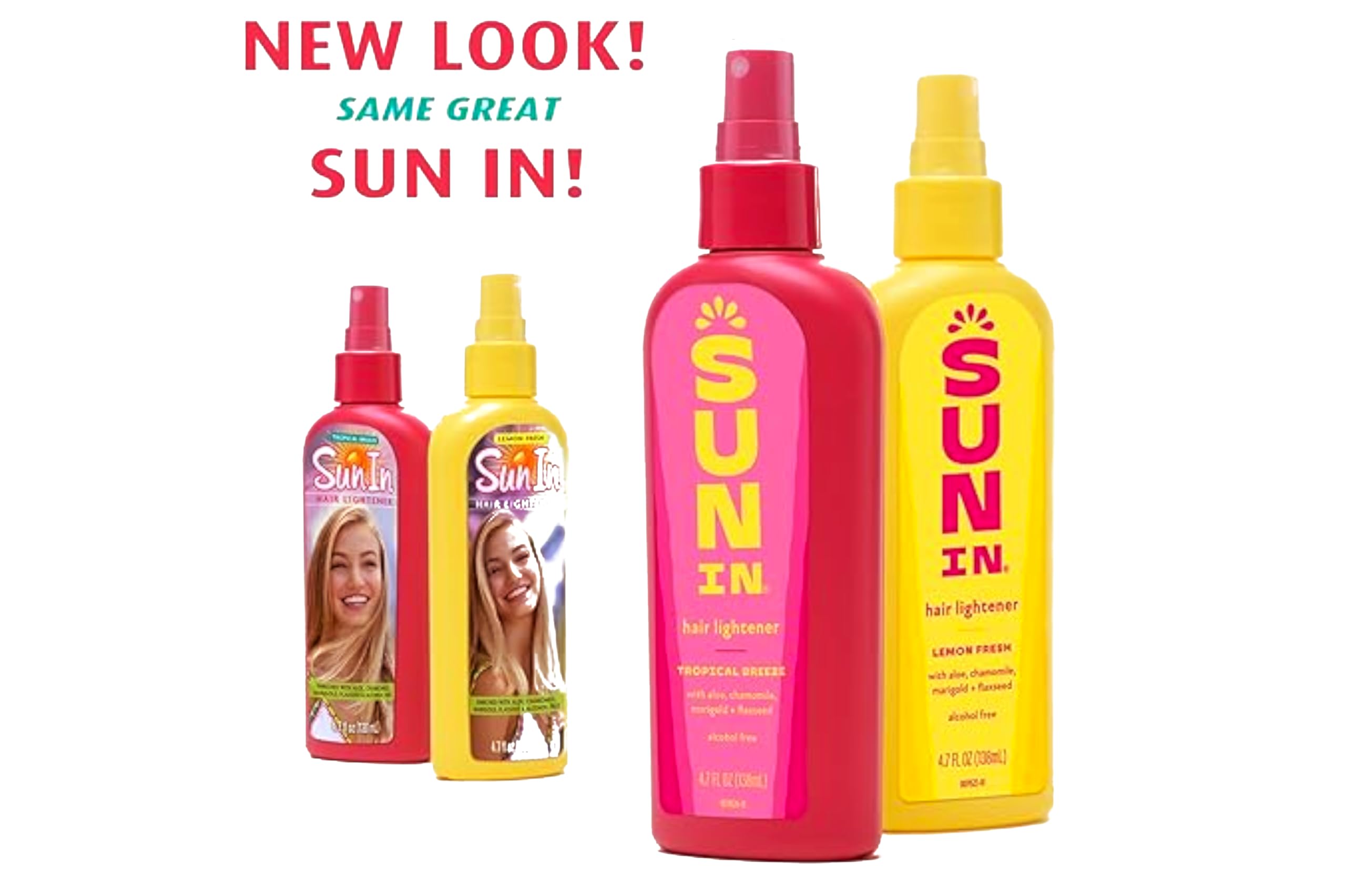 Sun In Original Spray-In Hair Lightener – Tropical Breeze (4.7oz, Pack of 3)