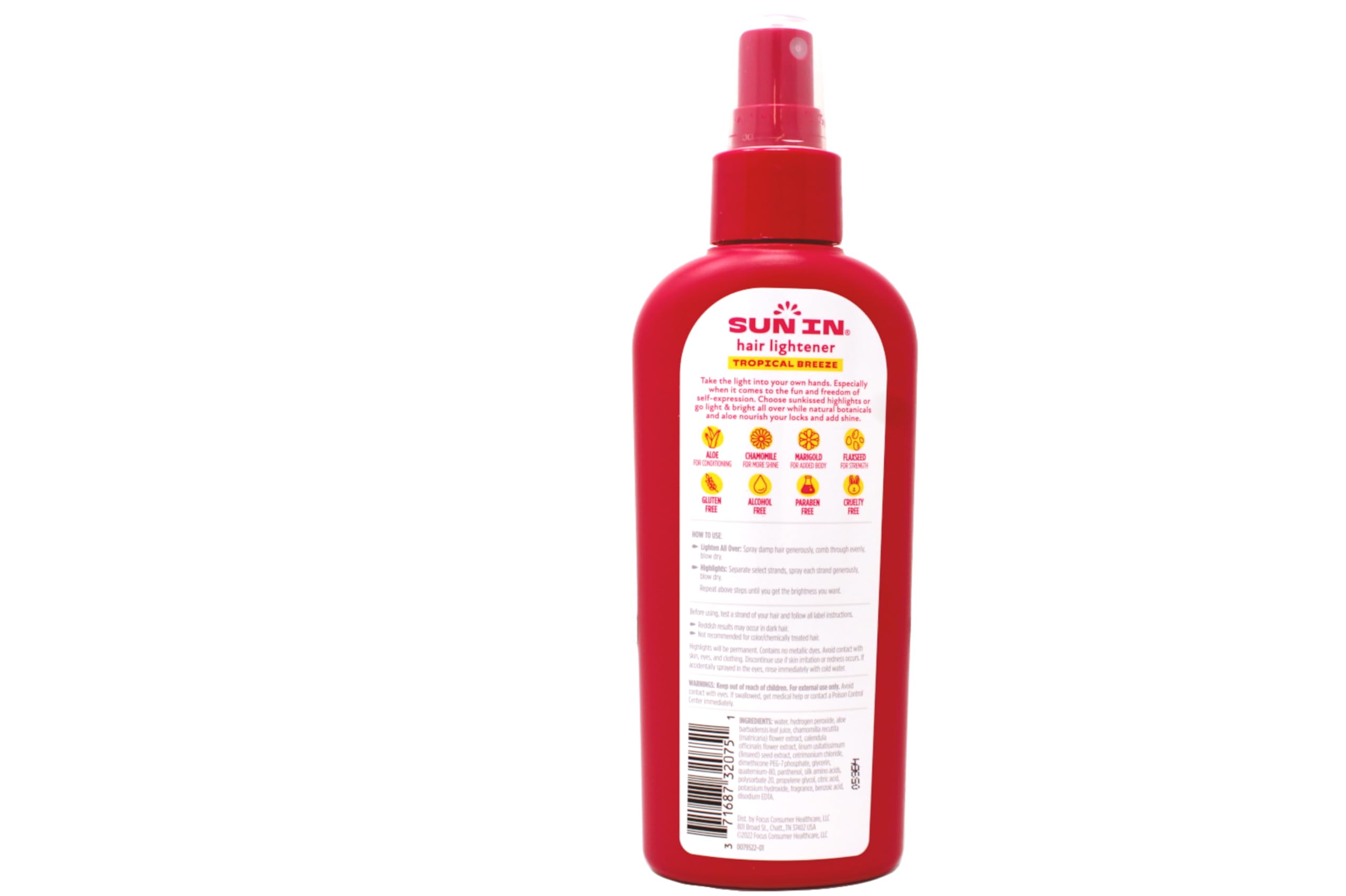 Sun In Original Spray-In Hair Lightener – Tropical Breeze (4.7oz, Pack of 3)
