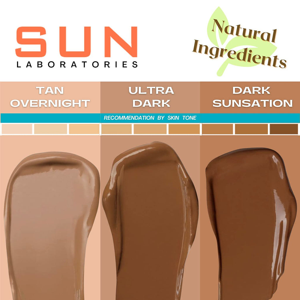Sun Laboratories by Giesee Dark Sunsation Self Tanning Lotion 32 oz – Ultra Dark, Fragrance-Free Sunless Tanner