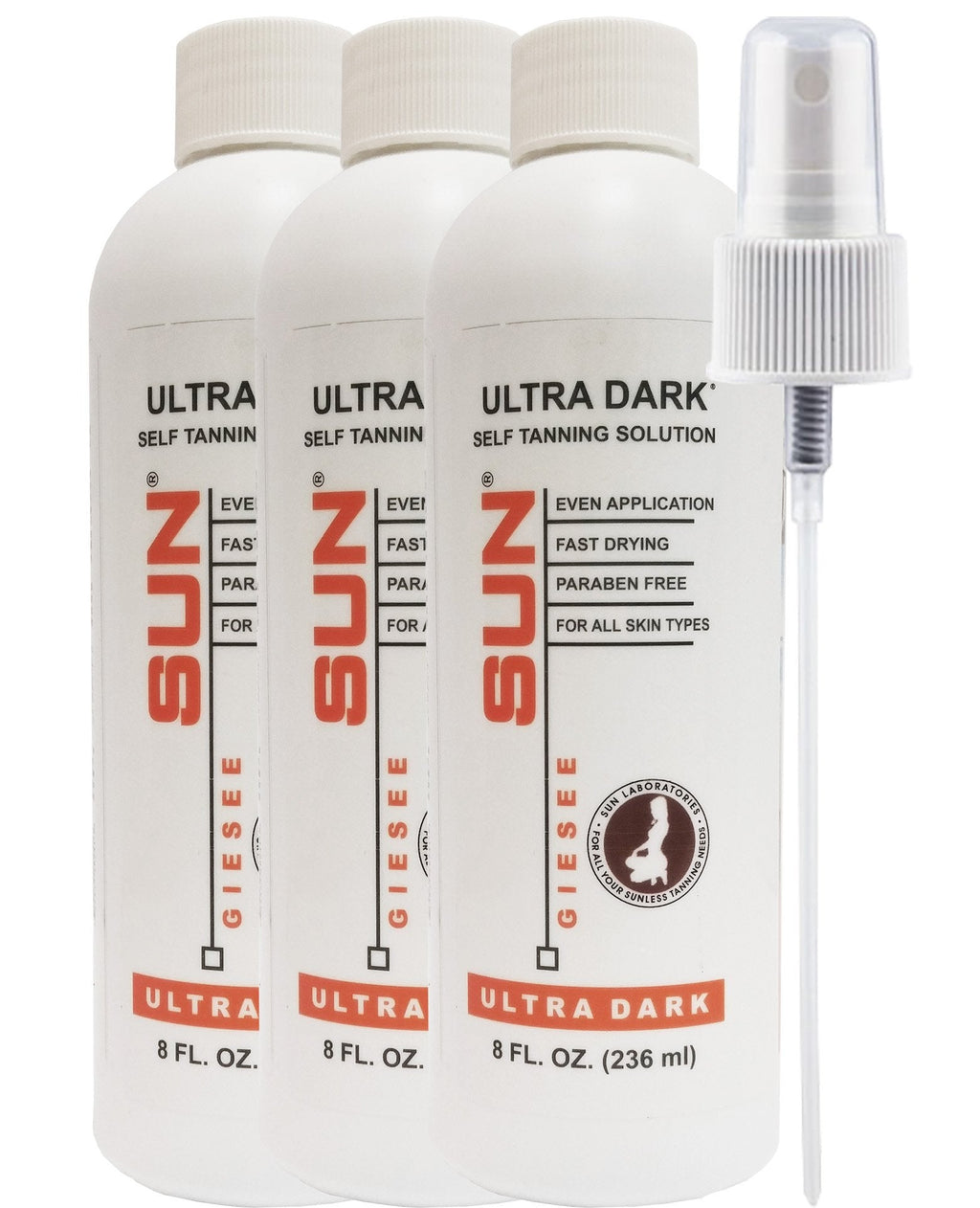 Sun Labs Ultra Dark Self-Tanning Spray 3-Pack | Sun Laboratories by Giesee