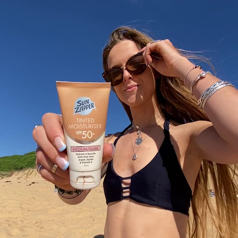 Sun Zapper BB Cream Tinted Sunscreen SPF 50+ – Light/Medium – Made in Australia